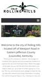 Mobile Screenshot of cityofrollinghillsky.com