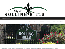 Tablet Screenshot of cityofrollinghillsky.com